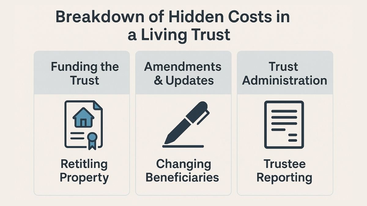 Breakdown of Hidden Costs in a Living Trust